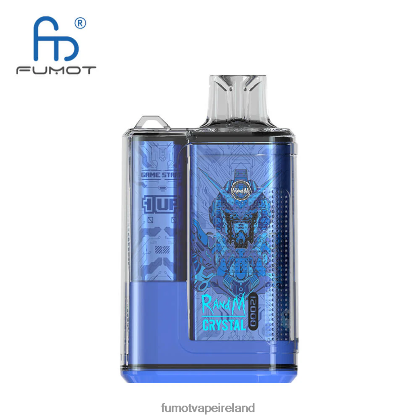 Fumot Crystal 12000 Disposable Vape Box - 20ML (1 Piece) T6F626252 | Fumot Vape Ireland Aloe Grape