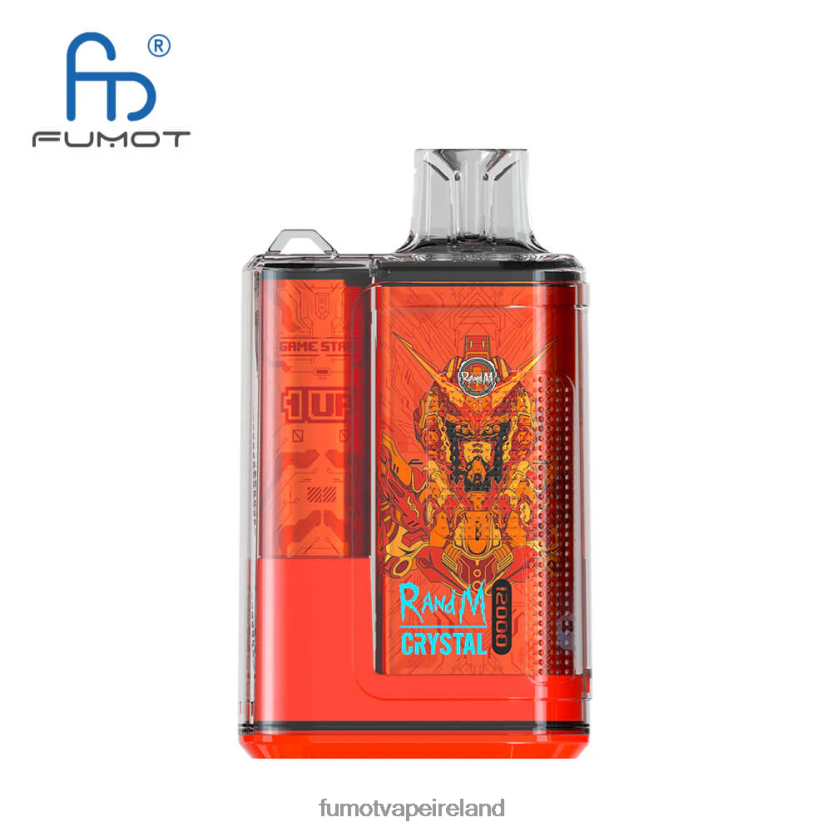 Fumot Crystal 12000 Disposable Vape Box - 20ML (1 Piece) T6F626255 | Fumot Disposable Vape Berry Lemonade