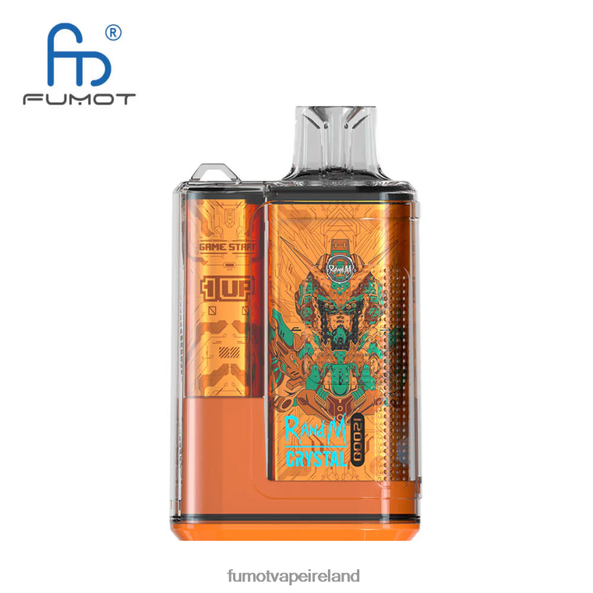 Fumot Crystal 1 Piece - 12000 Disposable Vape Box 20ML T6F626269 | Fumot Vape Price Kiwi Passion Fruit Guava