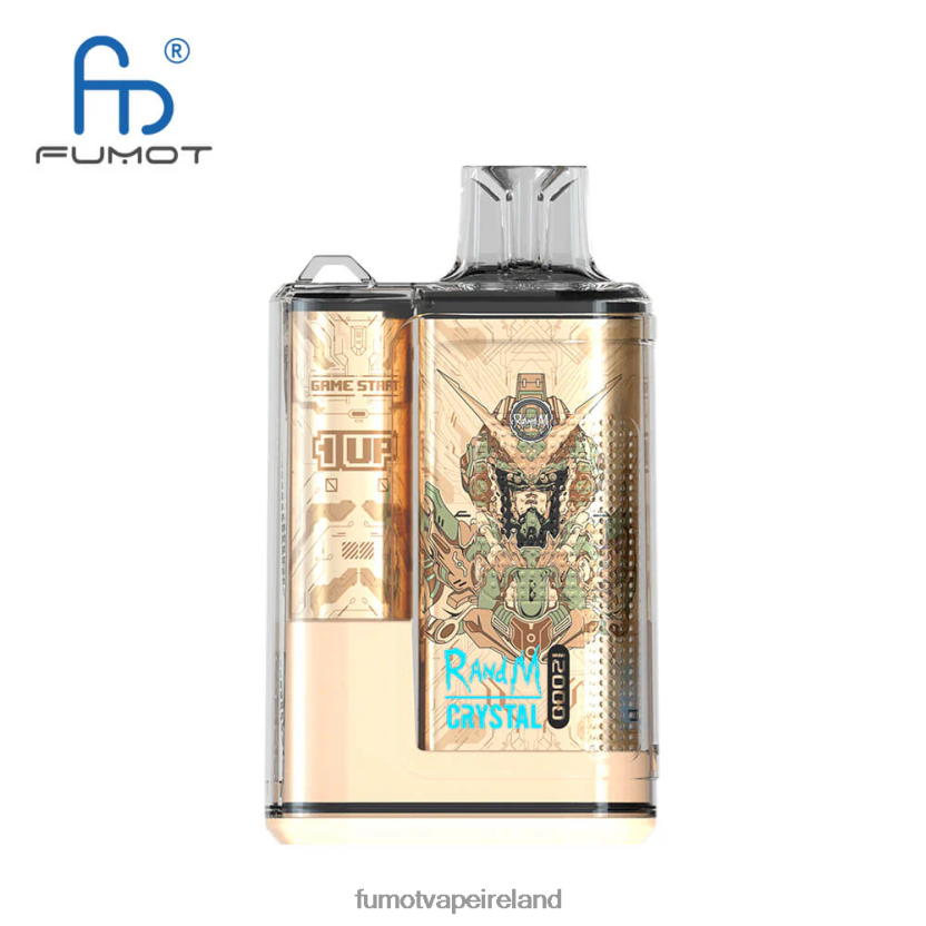 Fumot Crystal 1 Piece - 12000 Disposable Vape Box 20ML T6F626269 | Fumot Vape Price Kiwi Passion Fruit Guava