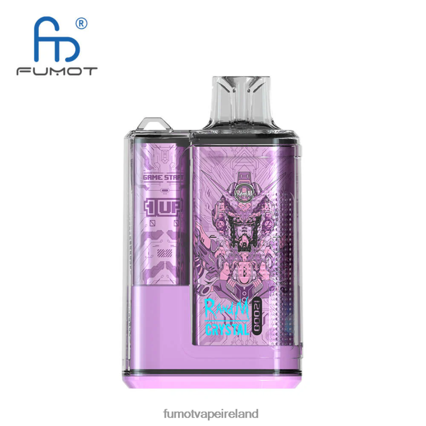 Fumot Crystal 1 Piece - 12000 Disposable Vape Box 20ML T6F626269 | Fumot Vape Price Kiwi Passion Fruit Guava