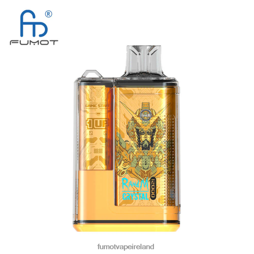 Fumot Crystal 1 Piece - 12000 Disposable Vape Box 20ML T6F626273 | Fumot Vape Online Shop Peach Ice