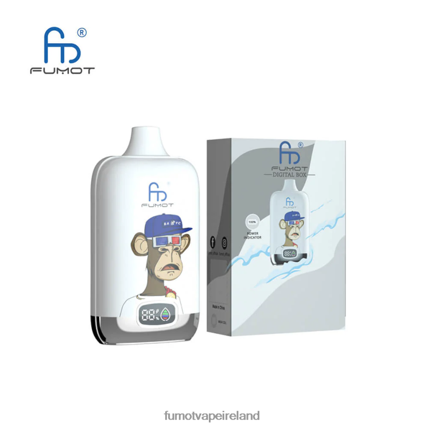 Fumot Digital Box 12000 20ML Disposable Vape Pod - (1 Piece) T6F626127 | Fumot Discount Code Dr Blue