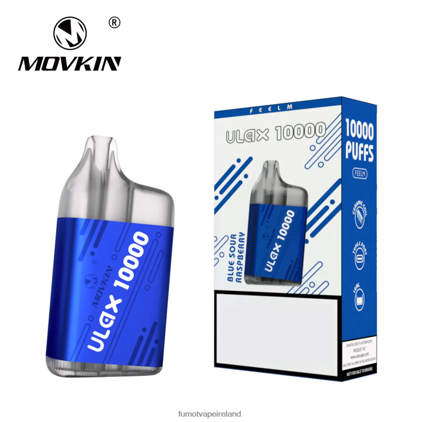 Fumot Movkin Ulax 10000 Disposable Vape Pod - 12ML (1 Piece) T6F626304 | Fumot Vape Sale Blue Sour Raspberry