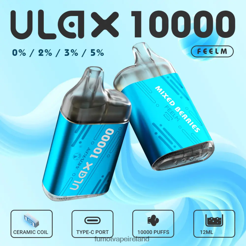 Fumot Movkin Ulax 10000 Disposable Vape Pod - 12ML (1 Piece) T6F626306 | Fumot Cigarette Electronique Cherry Cola