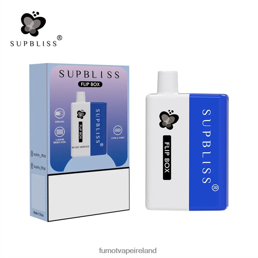 Fumot Supbliss Flip Box 6000 Replaceable Vape Kit - 10ML (1 Piece) T6F626330 | Fumot Vape Flavours Banana MilkShake