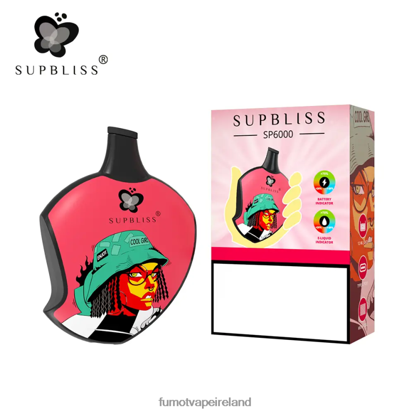 Fumot Supbliss SP6000 Disposable Vape Pod - 12ML (1 Piece) T6F626458 | Fumot Price Peach Mango Watermelon