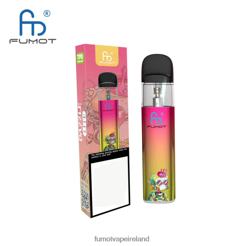 Fumot Dazzle Lite TPD-Compliant Empty Vape Kit (1 Piece) T6F626551 | Fumot Ireland Green-Purple