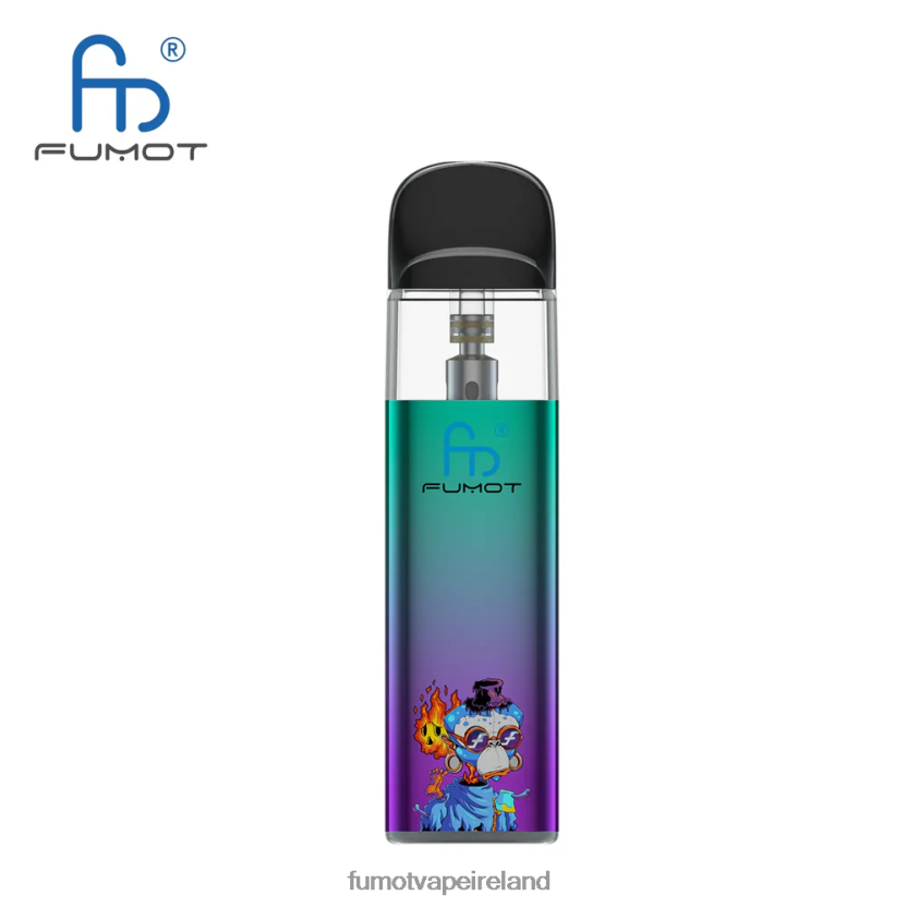 Fumot Dazzle Lite TPD-Compliant Empty Vape Kit (1 Piece) T6F626551 | Fumot Ireland Green-Purple