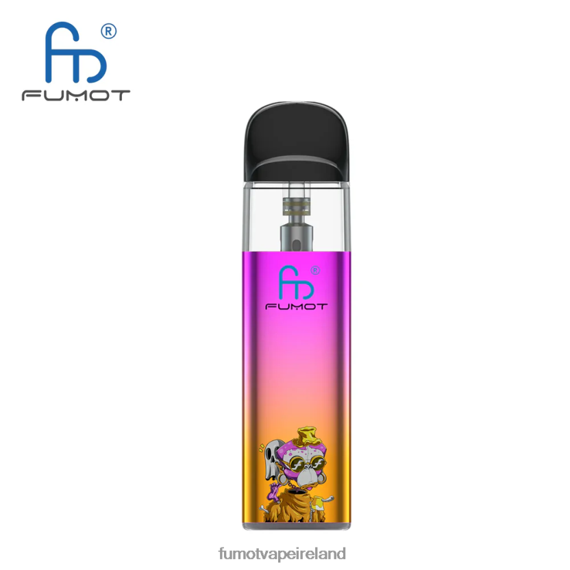 Fumot Dazzle Lite TPD-Compliant Empty Vape Kit (1 Piece) T6F626551 | Fumot Ireland Green-Purple