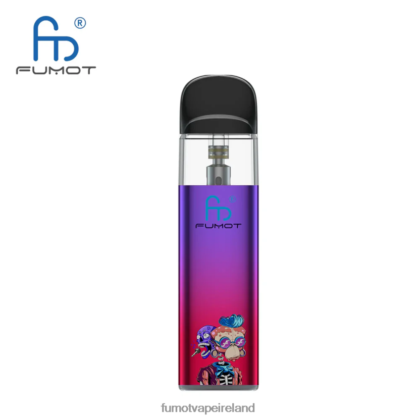 Fumot Dazzle Lite TPD-Compliant Empty Vape Kit (1 Piece) T6F626551 | Fumot Ireland Green-Purple