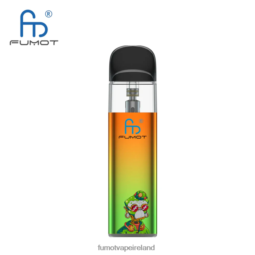 Fumot Dazzle Lite TPD-Compliant Empty Vape Kit (1 Piece) T6F626551 | Fumot Ireland Green-Purple