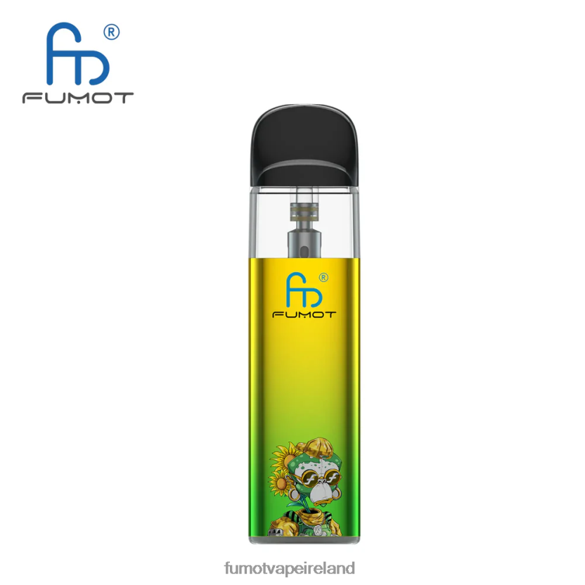 Fumot Dazzle Lite TPD-Compliant Empty Vape Kit (1 Piece) T6F626551 | Fumot Ireland Green-Purple