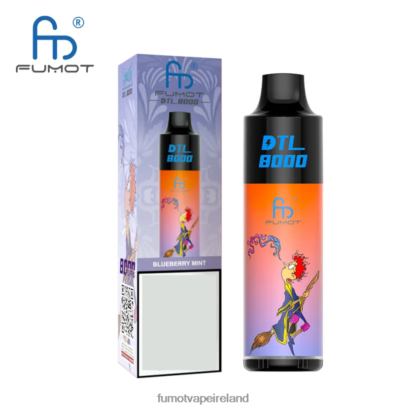 Fumot DTL 8000 Disposable Vape Pen - 16ML (1 Piece) T6F626413 | Fumot Vape Online Shop Aloe Grape