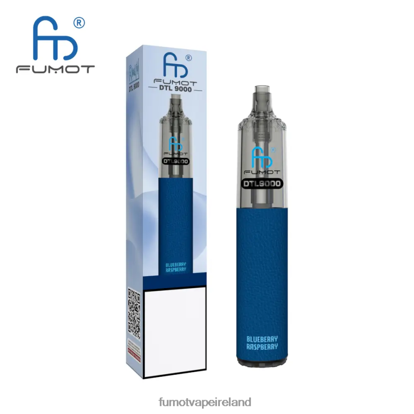 Fumot DTL Disposable Vape Pen 9000- 18ML (1 Piece) T6F626370 | Fumot Vape Flavours Blueberry Raspberry