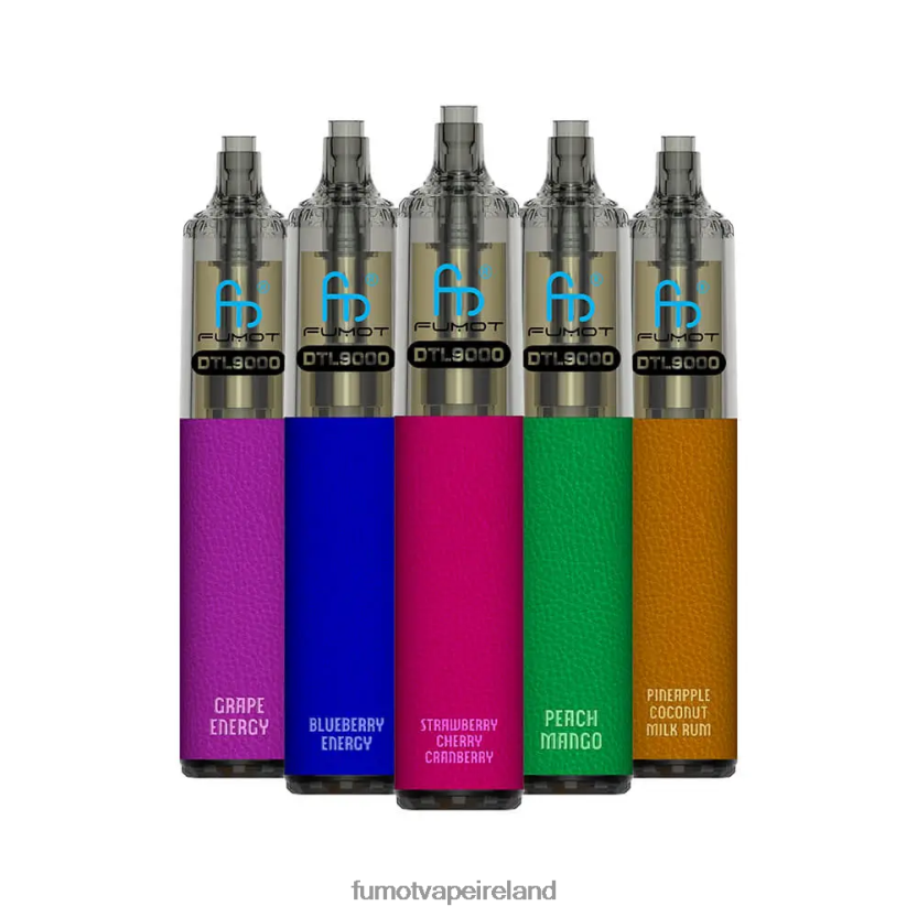 Fumot DTL Disposable Vape Pen 9000- 18ML (1 Piece) T6F626372 | Fumot Vape Ireland Pineapple Coconut Milk Rum