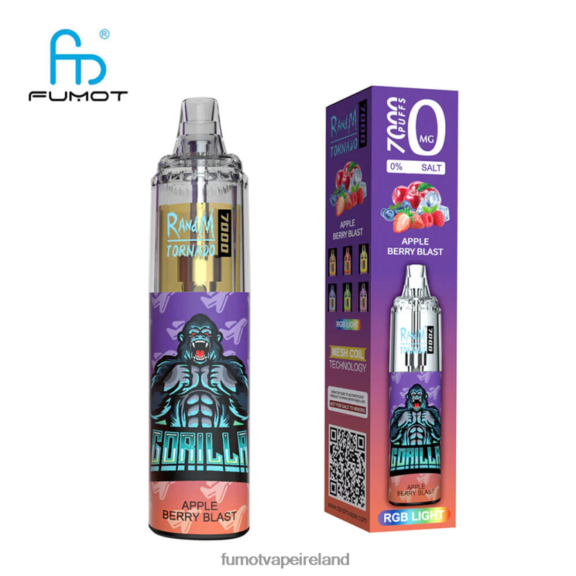 Fumot Tornado 0% 7000 14ML Disposable Vape Pen (1 Piece) T6F626514 | Fumot Vape Sale Cool Mint