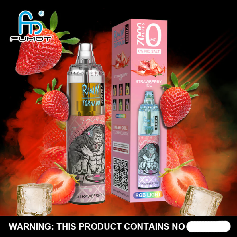 Fumot Tornado 0% 7000 14ML Disposable Vape Pen (1 Piece) T6F626520 | Fumot Vape Flavours Kiwi Passion Fruit Guava