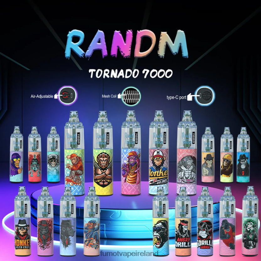 Fumot Tornado 14ML (1 Piece) 7000 Disposable Vape Pen T6F626100 | Fumot Vape Flavours Strawberry Donut