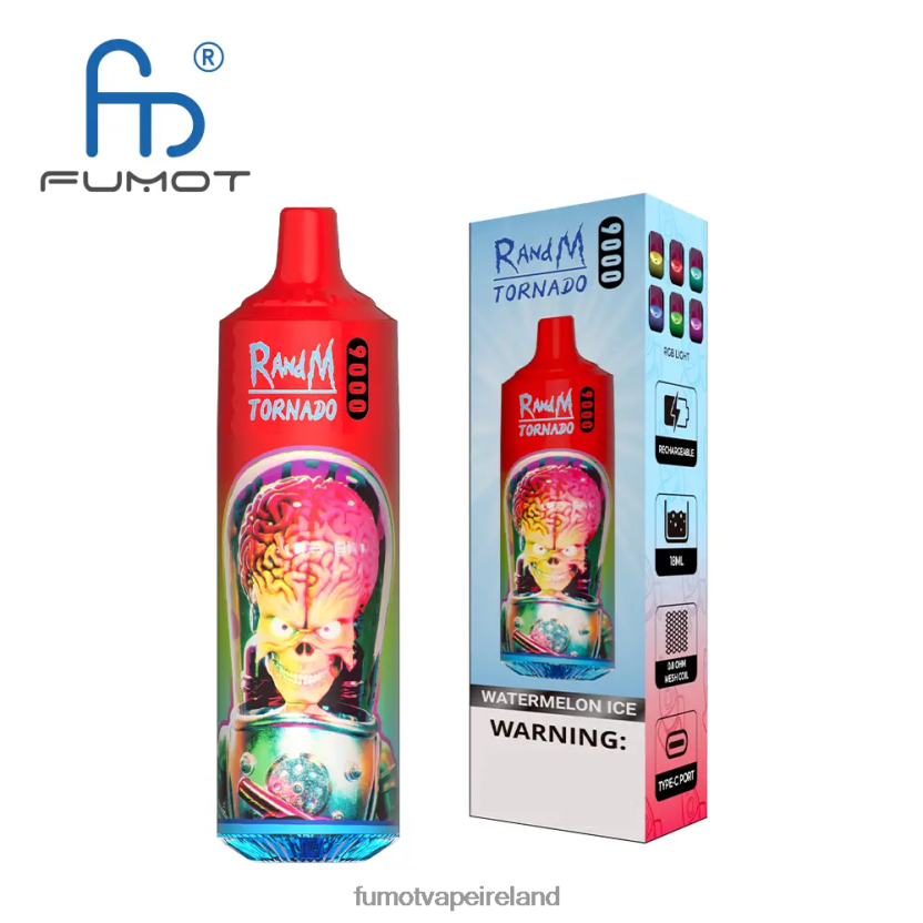 Fumot Tornado 18ML 9000 Disposable Vape Pen (1 Piece) T6F62616 | Fumot Cigarette Electronique Mixed Berries