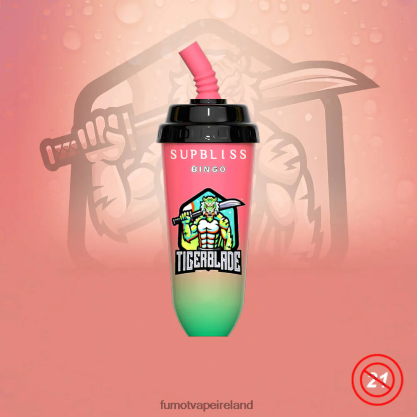 Fumot Supbliss Bingo 16ML 8000 Disposable Vape Pod Device (1 Piece) T6F626412 | Fumot Vape Ireland Watermelon