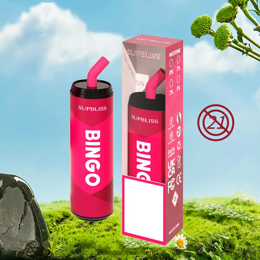 Fumot Supbliss Bingo 9000 Disposable Vape Pen (1 Piece)- 18ML T6F626471 | Fumot Ireland Lush Ice