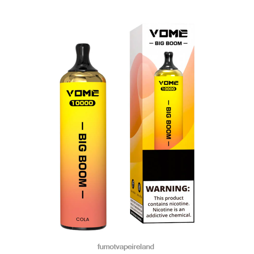 Fumot Vome Big Boom Disposable Vape Pen 10000 - 20ML (1 Piece) T6F626438 | Fumot Price Grape