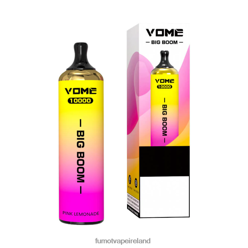 Fumot Vome Big Boom Disposable Vape Pen 10000 - 20ML (1 Piece) T6F626440 | Fumot Vape Flavours Strawberry Ice