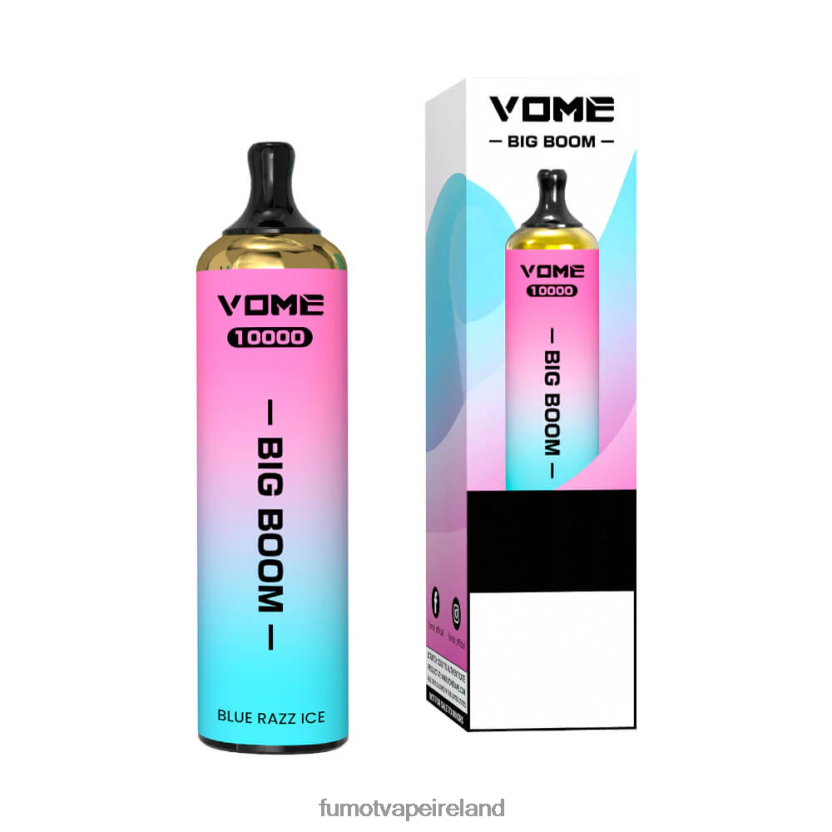 Fumot Vome Big Boom Disposable Vape Pen 10000 - 20ML (1 Piece) T6F626440 | Fumot Vape Flavours Strawberry Ice