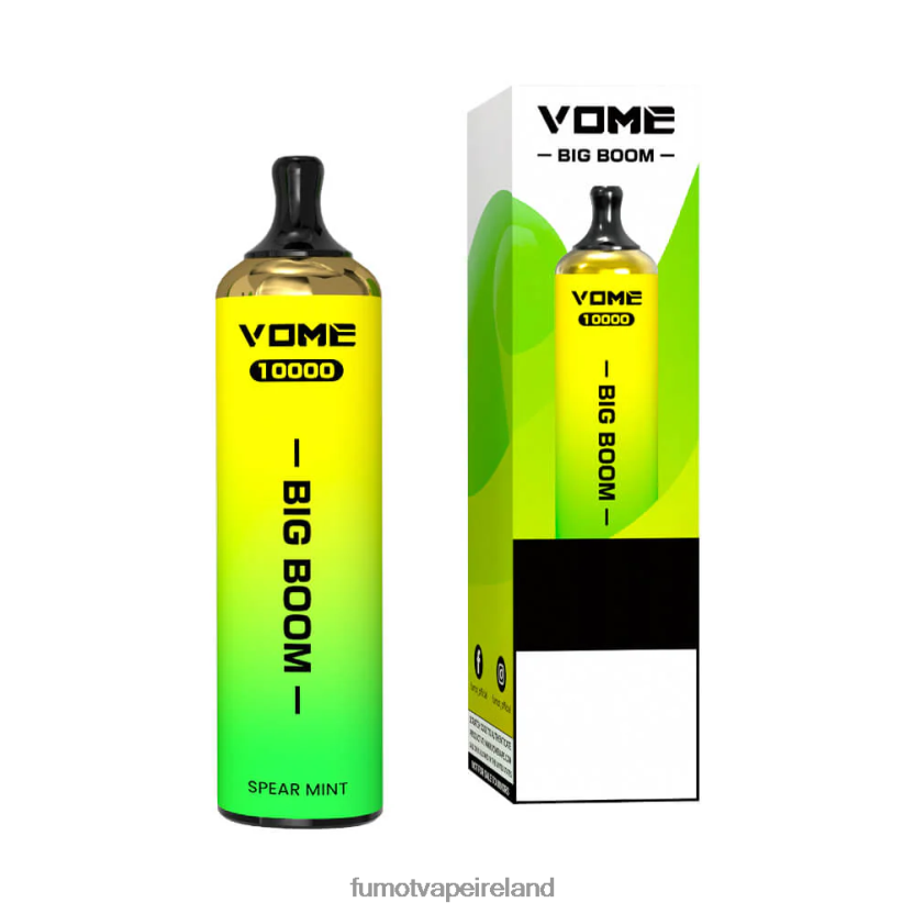 Fumot Vome Big Boom Disposable Vape Pen 10000 - 20ML (1 Piece) T6F626440 | Fumot Vape Flavours Strawberry Ice